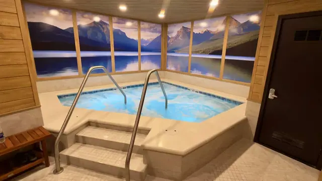 End the day the way everyone on this mountain wishes they could  sliding into the on-site hot tub with your legs finally off duty.