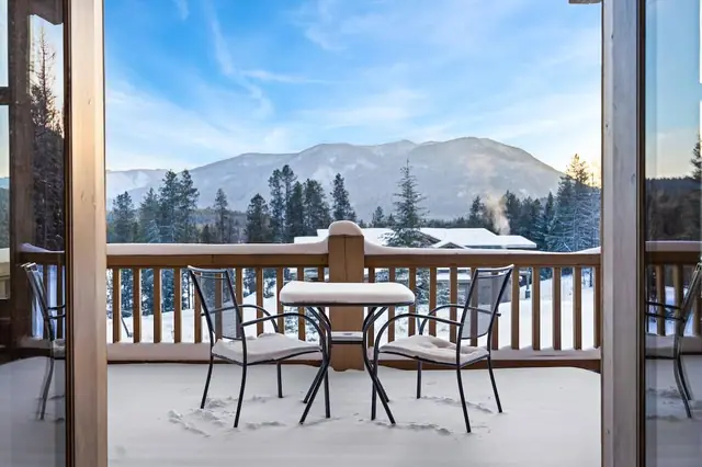 Step outside with your coffee and let the Rockies do the talking this private deck is where your mornings start before the trailhead ever calls.
