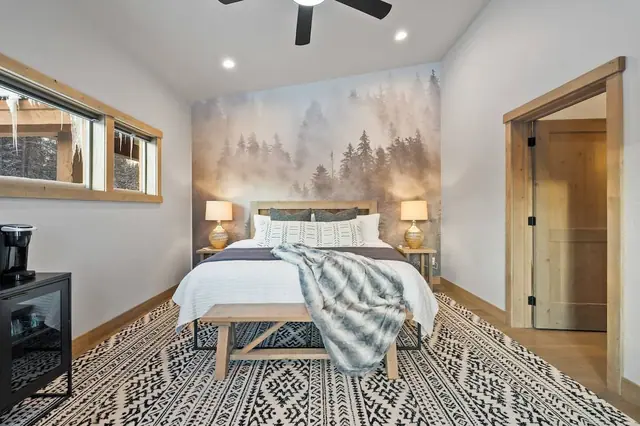 Climb into the king bed after a day of hiking and let this be the room where your legs finally stop aching.