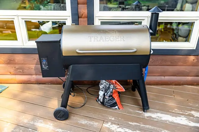 Fire up the Traeger on your deck and grab a life jacket from underneath, dinner and the water are both covered.