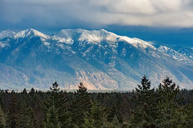 Frame your morning by this evergreen-lined mountain range, visible right from the property.